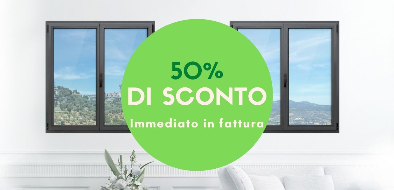 Sconto 50 %